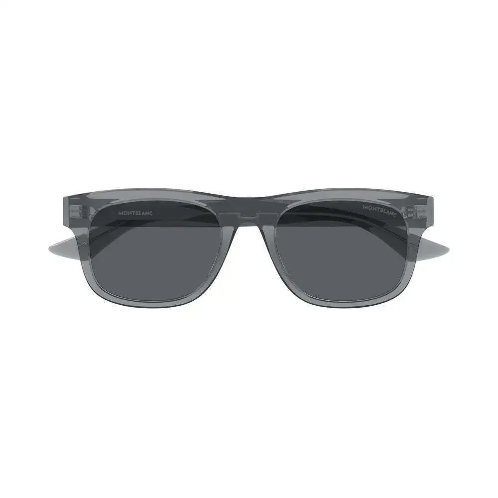 Mont Blanc MB0421S Sunglasses Grey Acetate Square
